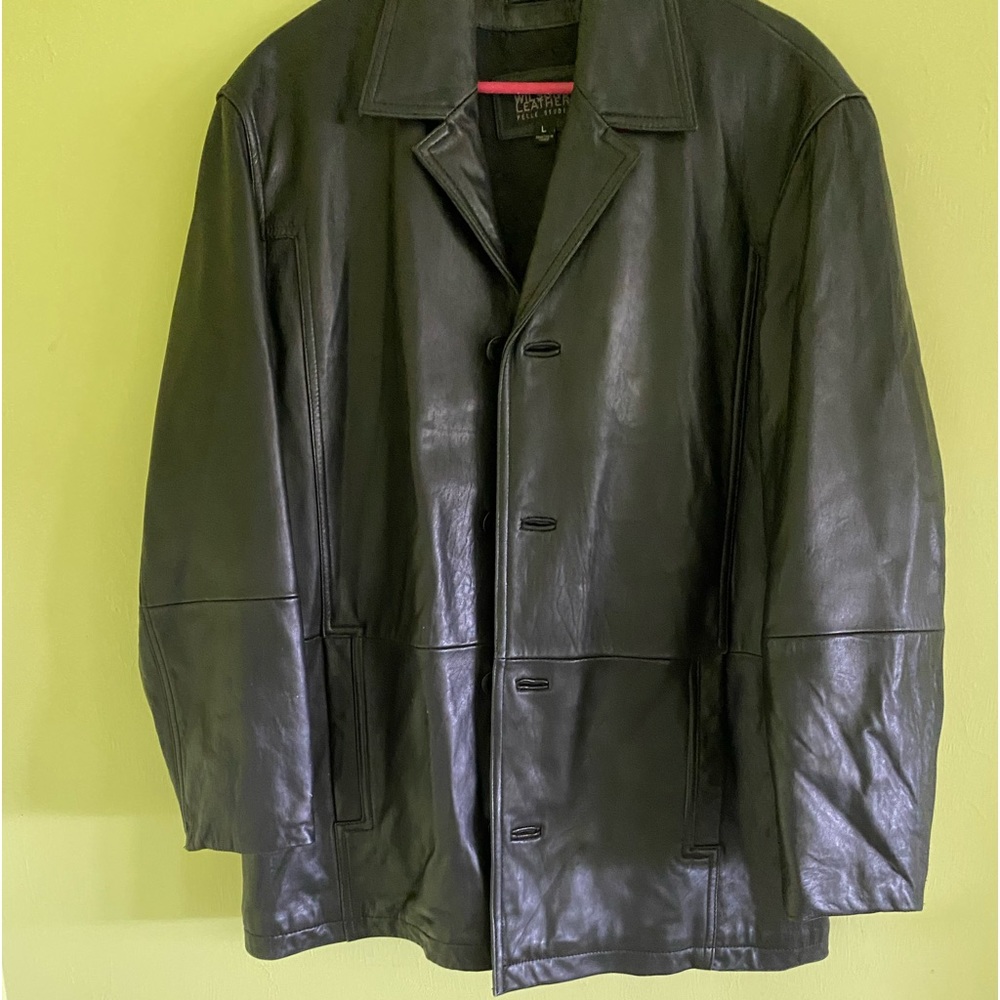 Wilsons Leather Pelle Studio Vintage Black Leather
